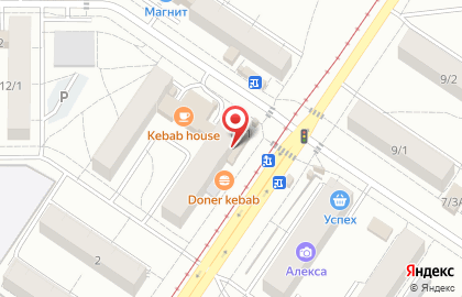 Магазин овощей и фруктов в Заводском районе на карте