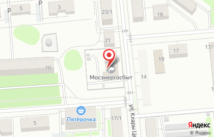 Расчётно-кассовый центр Мособлеирц на улице Клары Цеткин на карте