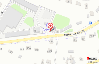 Держава на Каховской улице на карте