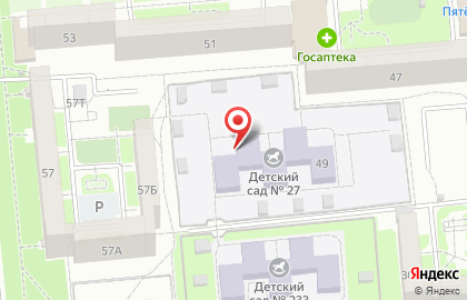 Центр развития ребенка Детский сад №27 на карте