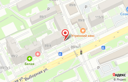 Банк Открытие на Выборной улице на карте