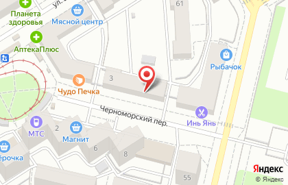 Мясной магазин Мясоед в Орджоникидзевском районе на карте