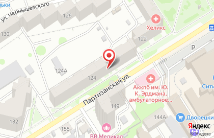Парикмахерская Дежавю на Партизанской улице на карте