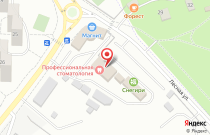 Профессиональная стоматология в Москве на карте