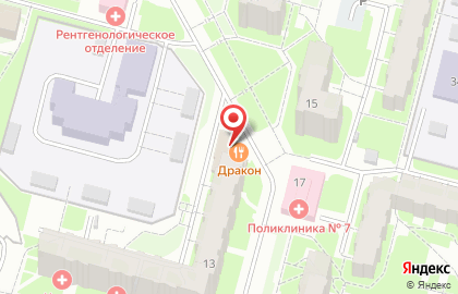 Хостел Постоялец на карте
