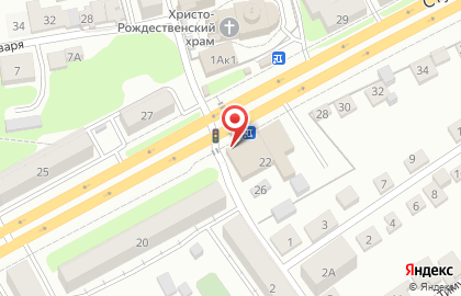 Супермаркет Магнит в Правобережном районе на карте