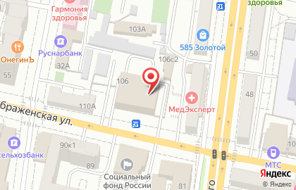 Юридический кабинет на Преображенской улице на карте
