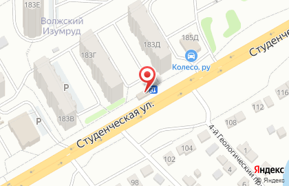 Живая вода на Студенческой улице на карте