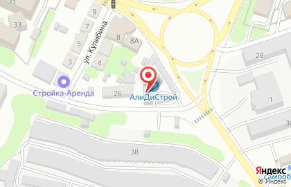 Торговая компания АлиДиСтрой на Юрьевской улице на карте