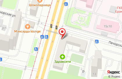 Продовольственный магазин Сарусс на карте