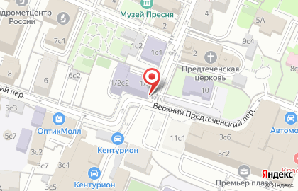 Пушкинская гимназия на карте