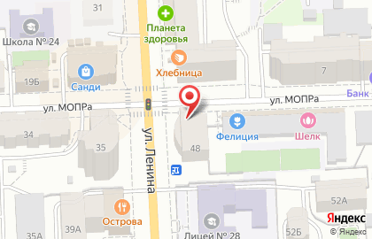Малыш на улице Ленина на карте