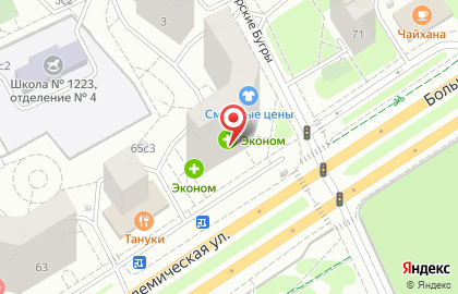 Салон красоты Бантик на метро Петровско-Разумовская на карте
