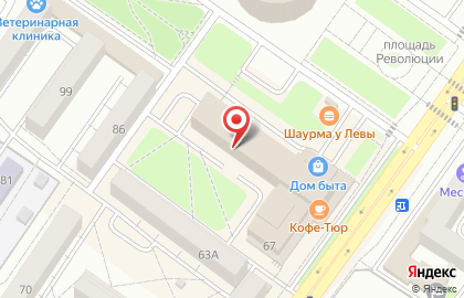 Служба заказа такси МежГород на карте