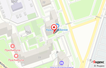Продовольственный магазин в Москве на карте