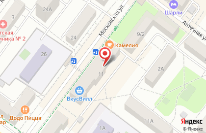 Ателье Ольга на Московской улице на карте