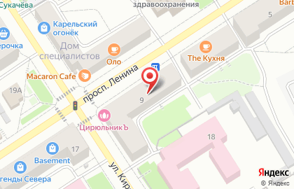 Кафе Bekker на проспекте Ленина на карте