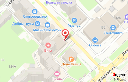 Автошкола Вираж плюс на улице Ленинградской на карте