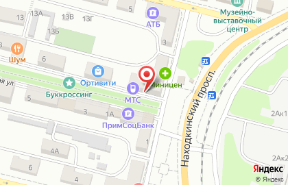 Совкомбанк во Владивостоке на карте