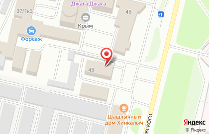 Магазин автозапчастей в Сургуте на карте