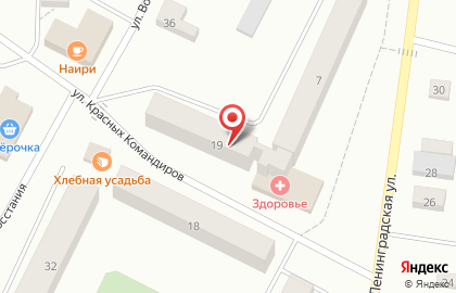 Стоматология Медицина Петербурга на улице Красных Командиров на карте