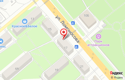Мини-маркет мини-маркет на улице Ломоносова на карте