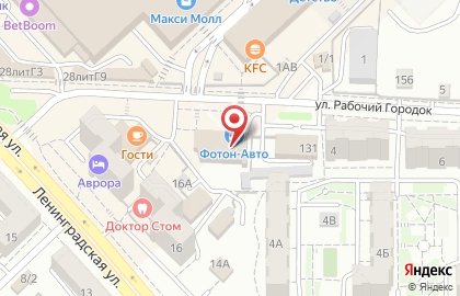 Зоомагазин Васька на улице Ленинградской на карте