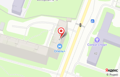 Автомагазин Opel+ на улице Баумана на карте