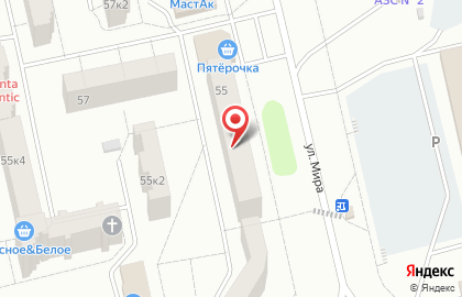 Супермаркет Пятёрочка, сеть супермаркетов в Железногорске на карте