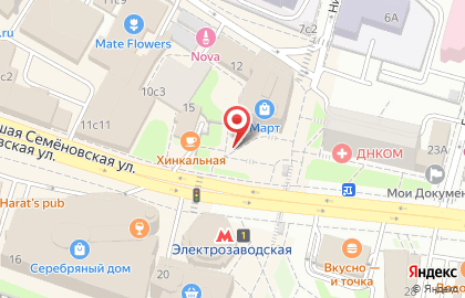 Снеговик на Преображенской площади (ул Семеновская Б.) на карте