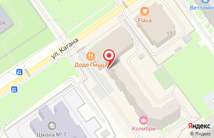 Салон Много Мебели на улице Кагана на карте