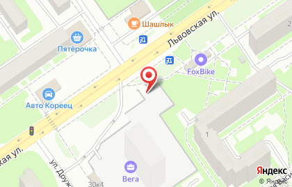 Шиномонтажная мастерская 5 Колесо в Автозаводском районе на карте