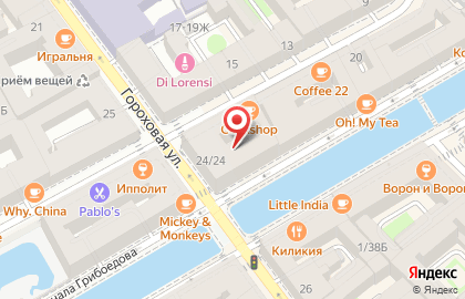 НОМОС-БАНК, филиал в г. Санкт-Петербурге на метро Садовая на карте