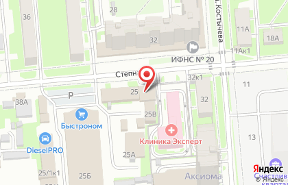 Производственная компания Основа-Т на Степной улице на карте