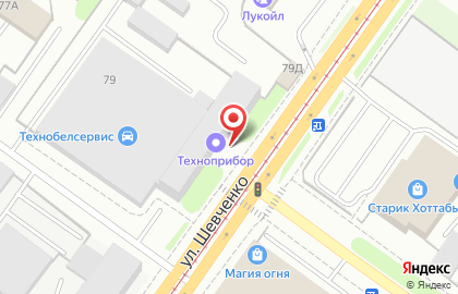 Торгово-сервисная компания Белый Волк на улице Шевченко на карте