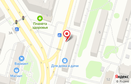 Магазин косметики и бытовой химии Магнит Косметик на улице Луначарского на карте