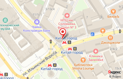 Банкомат МКБ на улице Маросейка на карте