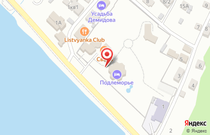 Гостиничный комплекс Подлеморье на карте
