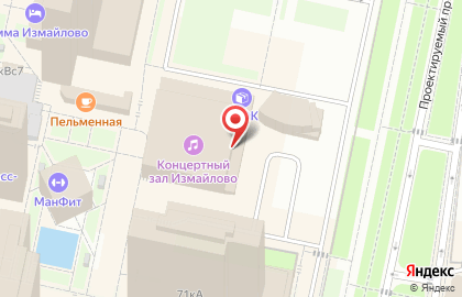 Служба доставки и логистики Сдэк на Измайловском шоссе на карте