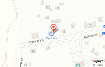 Продуктовый магазин в Барнауле на карте
