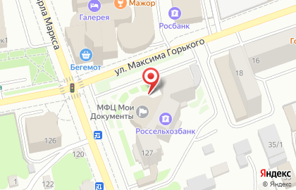 МФЦ на улице М.Горького на карте