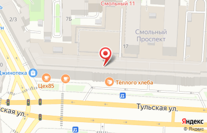 Страховая компания РЕСО-Гарантия на Смольном проспекте на карте