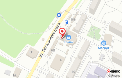 Банкомат МИнБанк на улице Теплоэнергетиков на карте