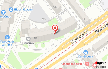 Клиника лвзерной хирургии Варикоза нет на Ленской улице на карте
