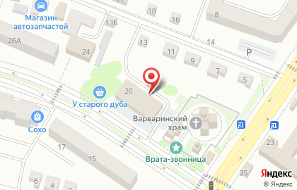 Мультимаркет на улице Горького на карте