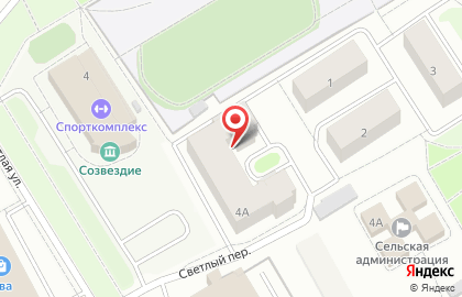 Парикмахерская на Светлой на карте