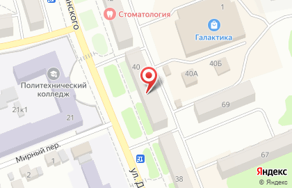 Автотранспортная компания Автомама-Транс, автотранспортная компания на улице Дзержинского на карте