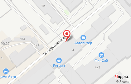 ООО СИБАВТОСЕРВИС на Электрозаводской улице на карте