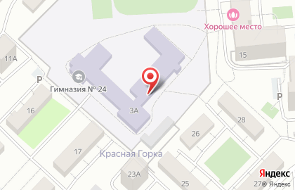 # 24 на Красногорской улице на карте