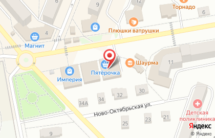 Страховой дом ВСК на Октябрьской улице на карте